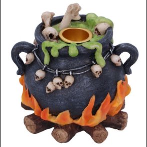 Bubbling Brew  Cauldron Incense Holder.