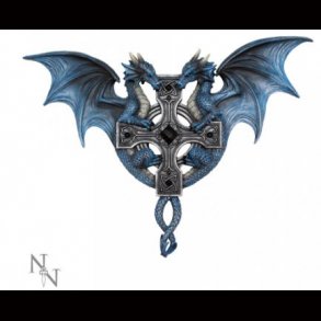 Dragon Duo Wall Plaque 34 cm