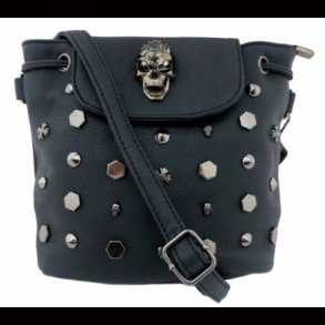 Gothic skull cross handbag