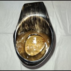 Engraved Viking Drinking Horn Tankard