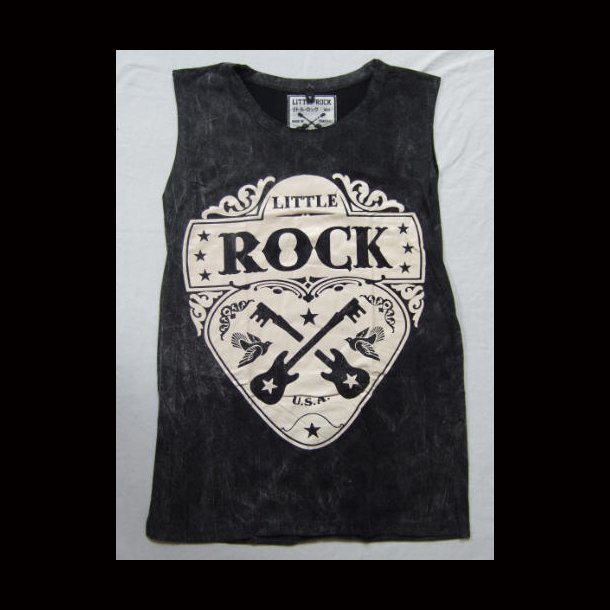 Little Rock Guitars Stone Wash Vest Top
