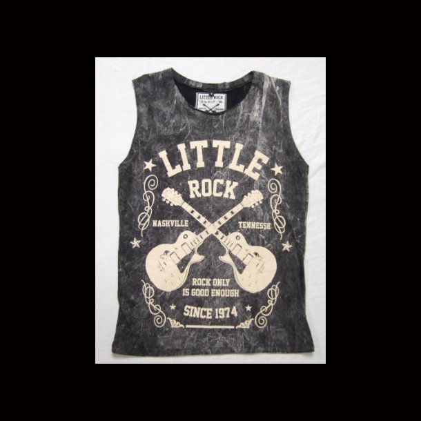 Little Rock  Stone Wash Vest Top