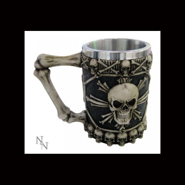 Large Tankard of Skulls 16 cm