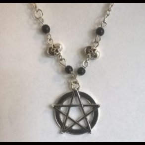 Pentagram Skull Necklace