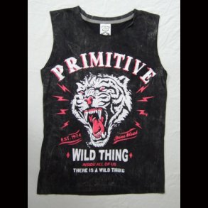 Primitive  Stone Wash Vest Top