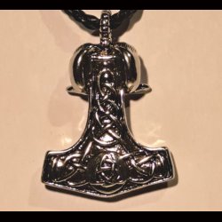 Thors Hammer Goats Head Pendant