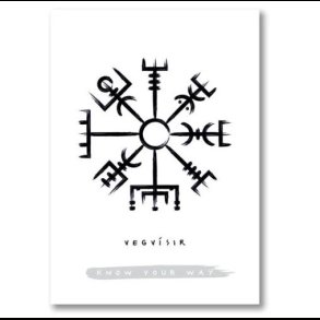 Vegvisir Canvas Wall Art 50 x 70 cm