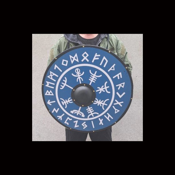 Viking Shield The Vegvisir or Viking Compass with Runes Design 60cm