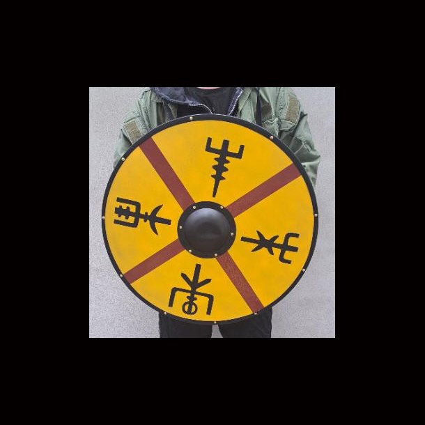 Viking Shield The Vegvisir or Viking Compass Inspired design 60cm