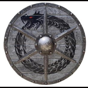 Viking Dragon Decorative wall hanging Shield  